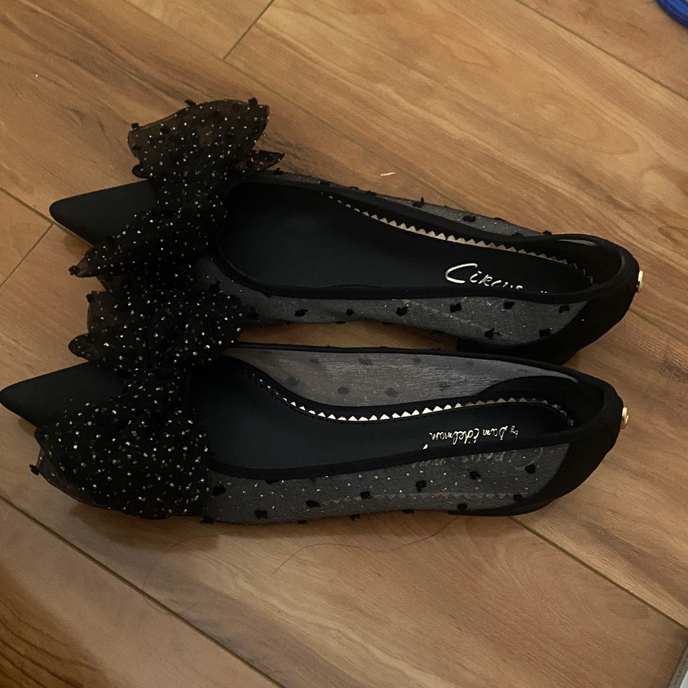 Circus by Sam Edelman Black Bow Flats - Picture 2 of 6